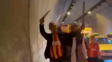 Döner bıçağıyla zafer coşkusu!