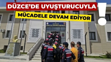 Düzce’de “uyuşturucu” ile amansız mücadele sürüyor