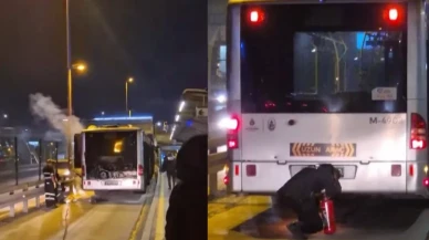 İstanbul Okmeydanı'nda Metrobüs Yangını Hızla Söndürüldü!