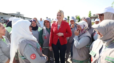 Merkezefendi Belediye Başkanı Şeniz Doğan, Personeliyle Bayramlaştı