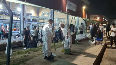 İBB'nin temizlik ekipleri kesim alanlarında görev başında