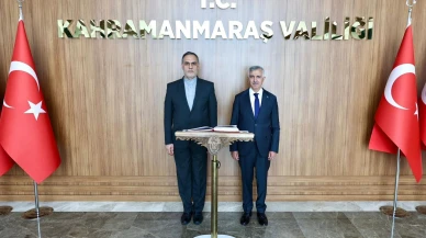 Kahramanmaraş Valisi İran Büyükelçisi'ni Ağırladı!