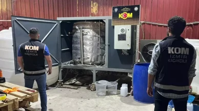 İzmir'de sahte içki operasyonu; 2 tutuklama