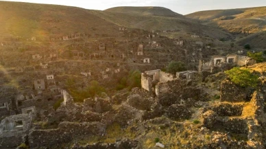 Kayseri'de 40 yıl önce terk edilen köy...