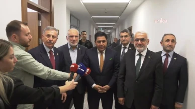 Yeni Yol Grubu, Türkiye Büyük Millet Meclisi'nde HÜDA PAR'ı ziyaret etti