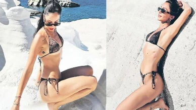 Aybüke Albere Tatilde Sınır Tanımadı! Çivileme Atladı, Pozlarıyla Büyüledi