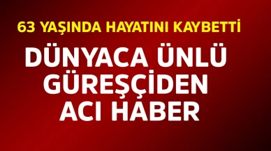 Dünya çapında tanınan güreşçi beklenmedik bir durumla karşı karşıya kaldı!