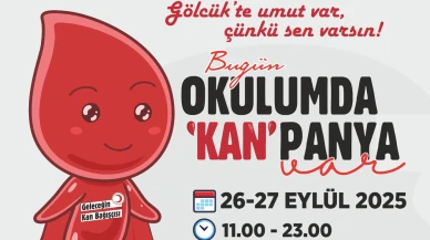 Gölcük Belediyesi tarafından düzenlenecek olan Toplu Kan Bağışı Kampanyası için geri sayım başladı