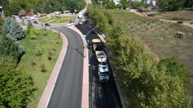 O cadde komple yenilendi