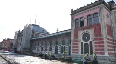İstanbul'un tarihi simgelerinden Sirkeci Garı'nda Restorasyon Çalışmaları Hızla Devam Ediyor