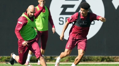 Galatasaray'da Başakşehir hazırlıklarını sürdürdü