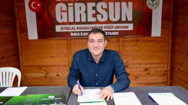 Giresun’da İstiklal Madalyası ve ‘Yiğit’ unvanı için başlatılan imza kampanyası çığ gibi büyüyor