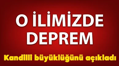 Kandilli Rasathanesi, O İlinde Meydana Gelen Depremin Büyüklüğünü Bildirdi