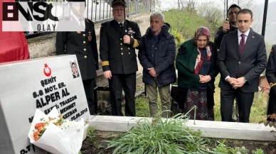 Kaymakam Memiş, Şehit Alper Al’ın kabrini ziyaret etti