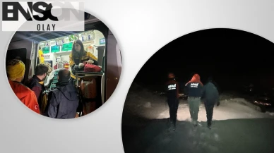 Ağrı Dağı’nda mahsur kaldı, AFAD ekipleri kurtardı!