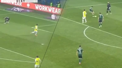 Düdük çaldı zannetti, golü ikram etti!