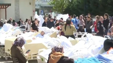Silivri Devlet Hastanesi'ndeki hastalar tahliye edildi