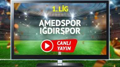 CANLI YAYIN | Amedspor ile Iğdırspor Arasındaki Karşılaşma