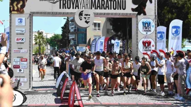 Çanakkale'de tarihi parkurda binlerce sporcu buluştu!