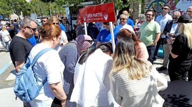 Ümit Özdağ için Alaçatı’da 'özgürlük' imzaları toplandı!