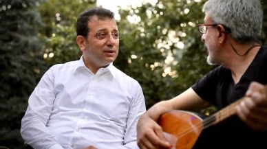 Ekrem İmamoğlu’nun, Neşet Ertaş'tan 'Ah Yalan Dünya'yı söylediği anlar sosyal medyada