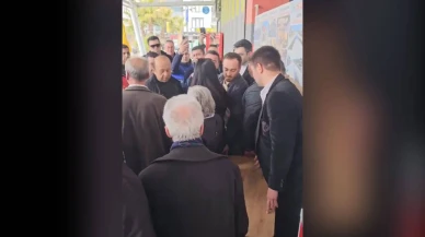 Çanakkale'de Ekrem İmamoğlu standına zabıta müdahalesi