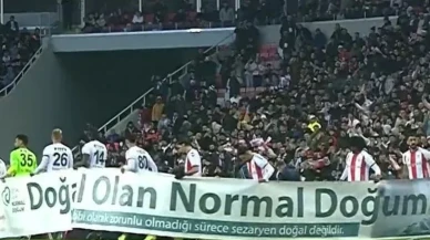 'Normal doğum' pankartına Sivasspor'un yıldız isminden yanıt