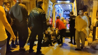 Beyoğlu'nda alkollü adam evini ateşe vermek istedi, çevredekileri tehdit etti!