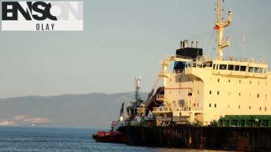 Tekirdağ'da karaya oturan gemi kurtarıldı