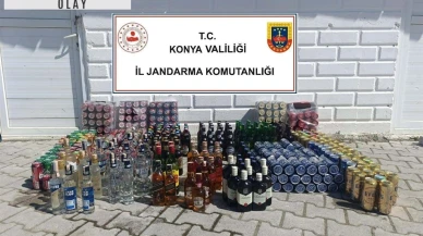 Kaynakçı dükkanında, 472 şişe içki ele geçirildi