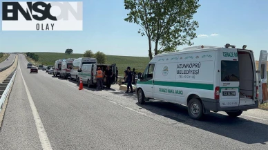 Edirne'de otomobil ağaca çarptı: 2'si çocuk 5 kişi hayatını kaybetti