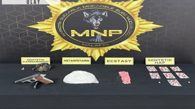 Malatya'da uyuşturucuya 4 tutuklama