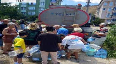 Tekirdağ’da sularının 1 haftadır akmadığını söyleyen mahalleliden tepki