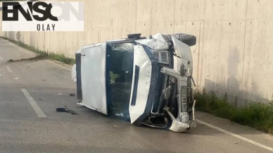 Taziyeye gidiyorlardı: Tokat'ta minibüs devrildi, 10 kişi yaralandı