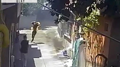 Miras anlaşmazlığı nedeniyle yeğenini yaktı; o anlar kamerada