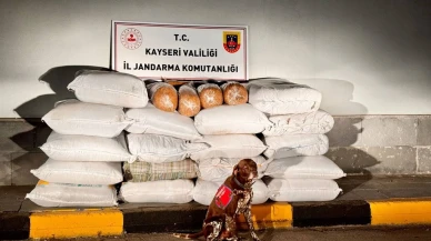 Kayseri’de 750 kilogram kaçak tütün ele geçirildi