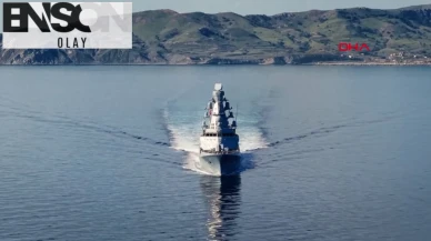 TCG İstanbul fırkateyninden hedeflere tam isabet