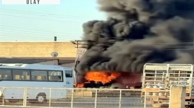 Kırklareli’de oto lastikçide yangın