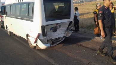 Otomobil, minibüse arkadan çarptı: 1 ölü