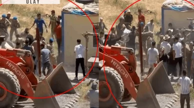 Sopalı, tekmeli, kavgada 5 yaralı: O anlar kamerada