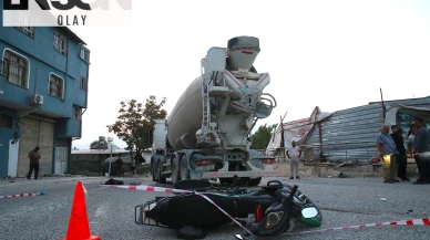 Hatay'da beton mikseriyle çarpışan motosikletteki 1 kişi öldü