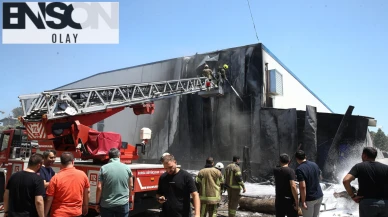 Bursa'da tekstil fabrikasında çıkan yangın söndürüldü