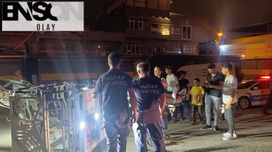 İskenderun’da Motosiklet Su Kanalına Düştü