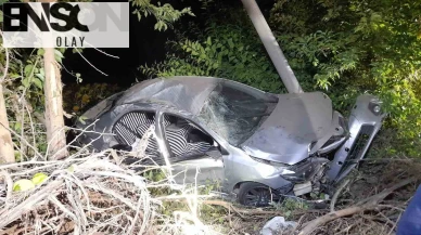 Tokat'ta otomobil şarampole devrildi: 6 yaralı