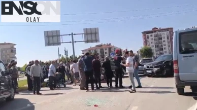 5 otomobilin karıştığı zincirleme kaza; yaralılar var
