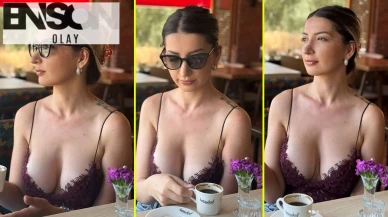 Türk Fenomen Neslihan Güneş, Yaz Sıcağında Göğüs Dekoltesiyle Olay Yarattı!