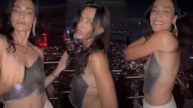 Saadet Işıl Aksoy, Justin Timberlake'in konserinde kendinden geçti
