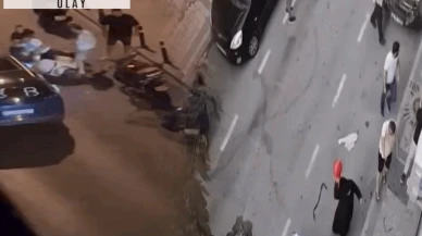 Gaziosmanpaşa'da yaşanan kavgalar kameraya takıldı