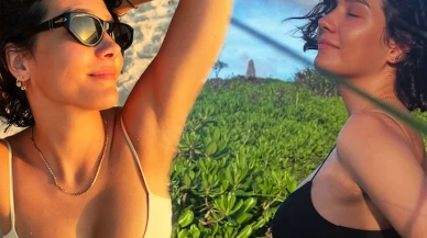 Aybüke Pusat yeni projesi için moral depoluyor... Tatilden peş peşe paylaştı