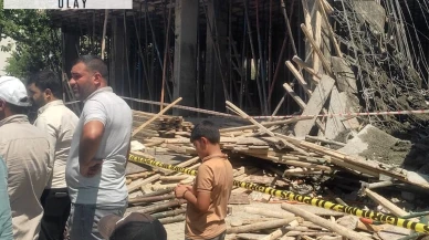 İnşaatta tabla çöktü: 7 işçi yaralandı